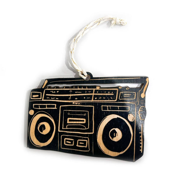 SnowMade Boombox Ornament
