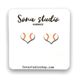 Sona Studio earrings Baseball Heart Earrings 61669633