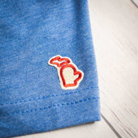 The Mitten State T-Shirt Faygo The One True Pop - Blue