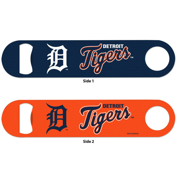 Detroit Tigers Metal Bottle Opener 2 Sided