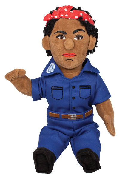 Unemployed Philosophers Guild Plush Black Rosie the Riveter Little Thinker 850057608380