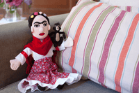 Unemployed Philosophers Guild Plush Frida Kahlo Little Thinker 814229001027