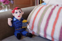 Unemployed Philosophers Guild Plush Rosie the Riveter Little Thinker 814229002512