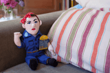 Unemployed Philosophers Guild Plush Rosie the Riveter Little Thinker 814229002512