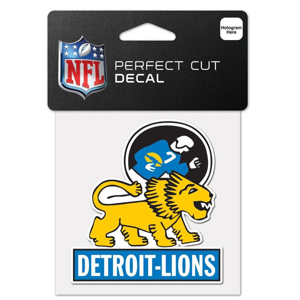 Wincraft decal Detroit Lions / Classic Logo RETRO Perfect Cut Color Deca 032085527097