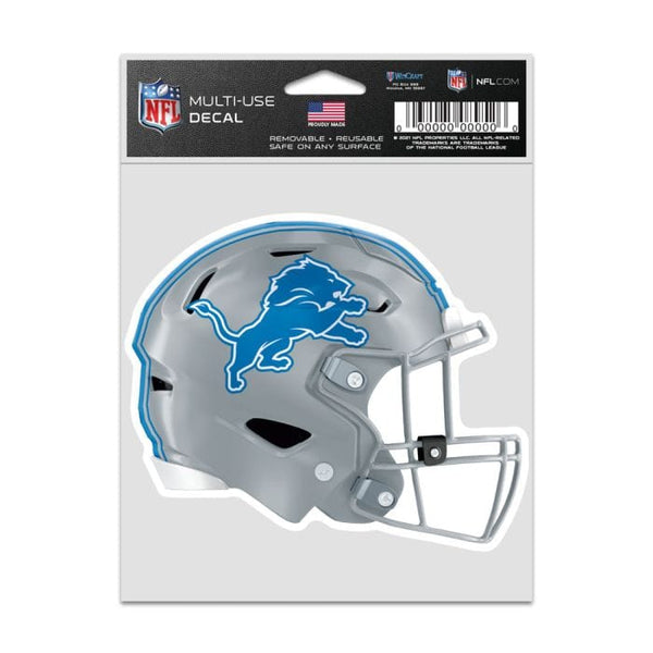 detroit lions football helmet stencil Inspired Cranial Decal and application instructions Detroit Lions 4" x 8"