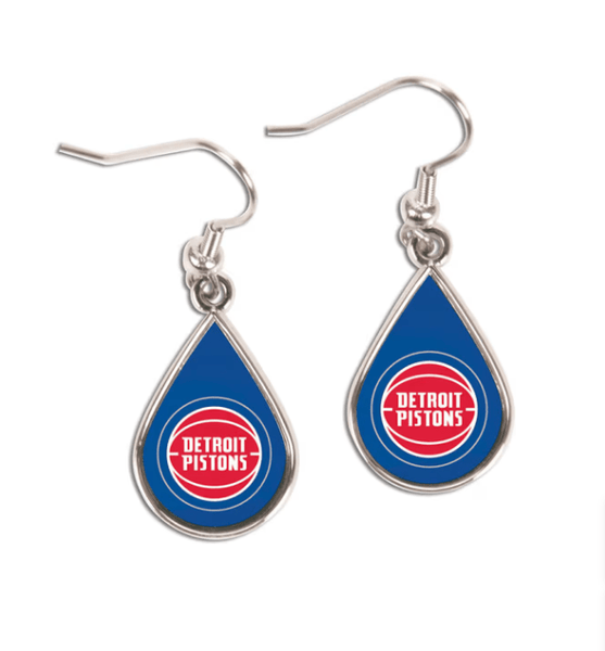 WinCraft earrings Detroit Pistons Earrings Jewelry Carded Tear Drop 032085371263