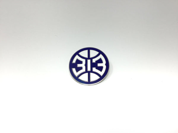 WinCraft Enamel Pin Detroit Pistons 313 Collector Enamel Pin 194166551862
