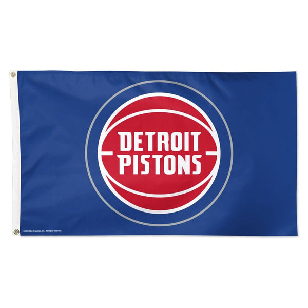 Wincraft Flag Detroit Pistons Flag - Deluxe Blue 032085023896