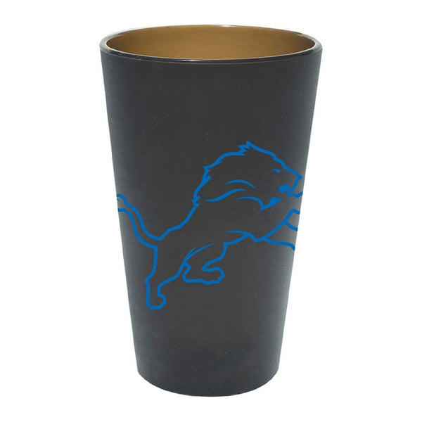 WinCraft pint glass Detroit Lions Smoke 16 oz Silicone Pint Glass 010943111541