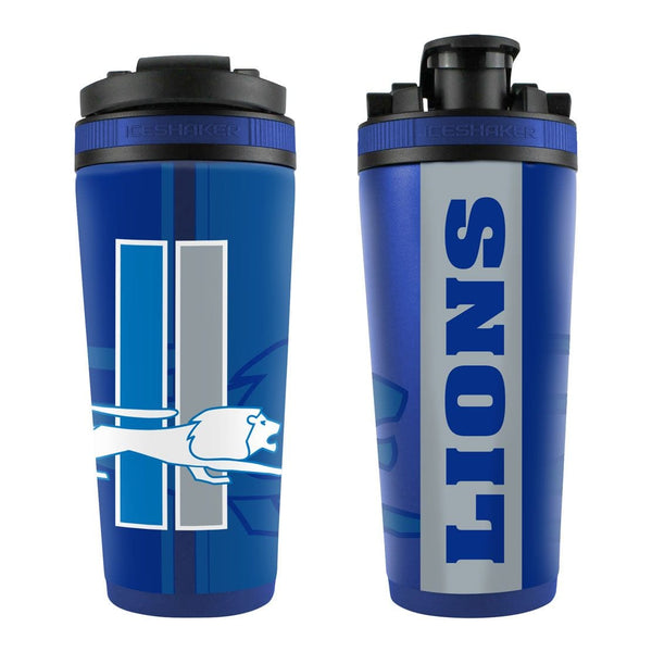 WinCraft Thermos Detroit Lions Classic 26oz 4D Stainless Steel Ice Shaker 010943196432