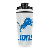 WinCraft Thermos Detroit Lions White 26oz 4D Stainless Steel Ice Shaker 010943125784