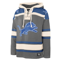 Detroit Lions Wolf Grey Superior Lacer Hood