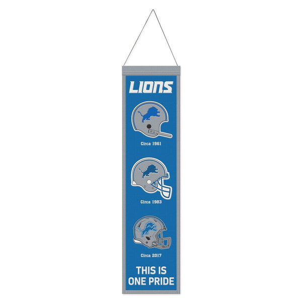 Detroit Lions Evolution Wool Banner