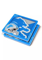 You The Fan Coasters Detroit Lions 3D Logo Coasters - 2 pack 810008499962