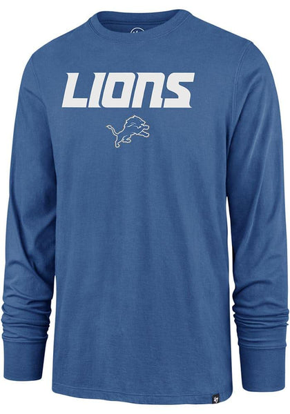 Detroit Lions Pregame Super Rivals Long Sleeve T-Shirt Blue - Detroit Historical Society
