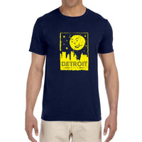 Detroit City Moon T-Shirt - Navy - Detroit Historical Society