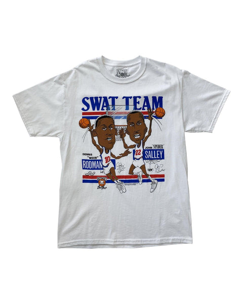 Bad Boys Swat Team: Dennis Rodman & John Salley T-Shirt - Detroit Historical Society
