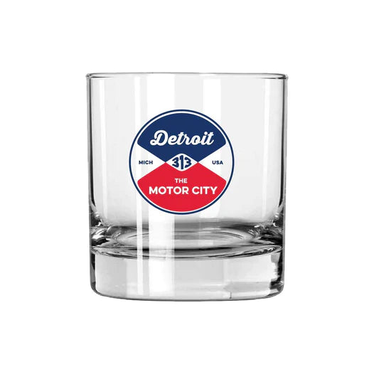Detroit Reel Whiskey Glass