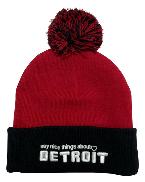 Say Nice Things About Detroit Knit Beanie - Detroit Historical Society