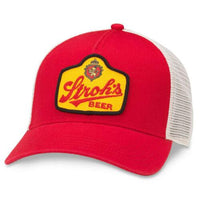 Stroh's Red Trucker Snapback Hat - Detroit Historical Society