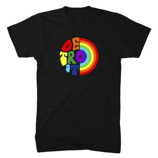 Detroit Shirt Company T-Shirt Adult Detroit Rainbow T-Shirt