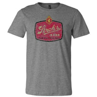 Detroit Shirt Company T-shirt Mens Stroh's Emblem Logo T-shirt (Grey Triblend)