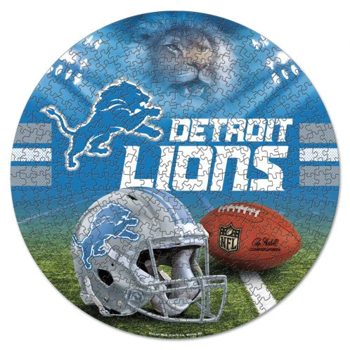 Detroit Lions Circle Puzzle