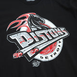 Mitchell & Ness T-Shirt Detroit Pistons Cracked Cement Tee