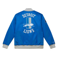 Heavyweight Satin Jacket Detroit Lions by Mitchell & Ness