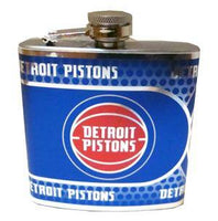 Metallic Detroit Pistons Flask - Detroit Historical Society