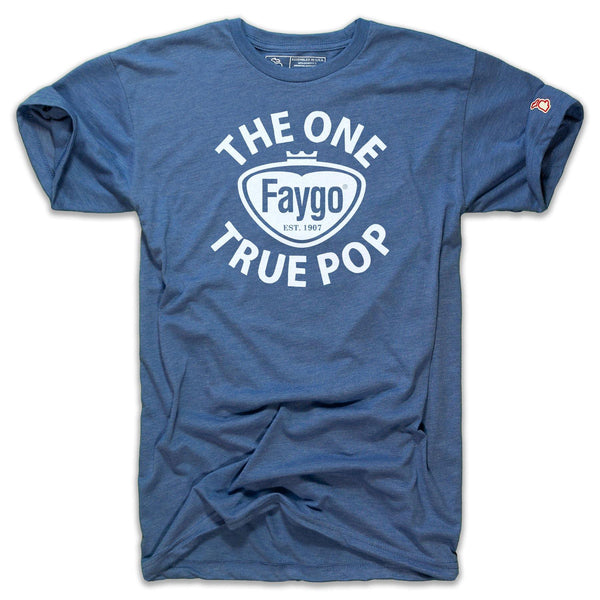 The Mitten State T-Shirt Faygo The One True Pop - Blue