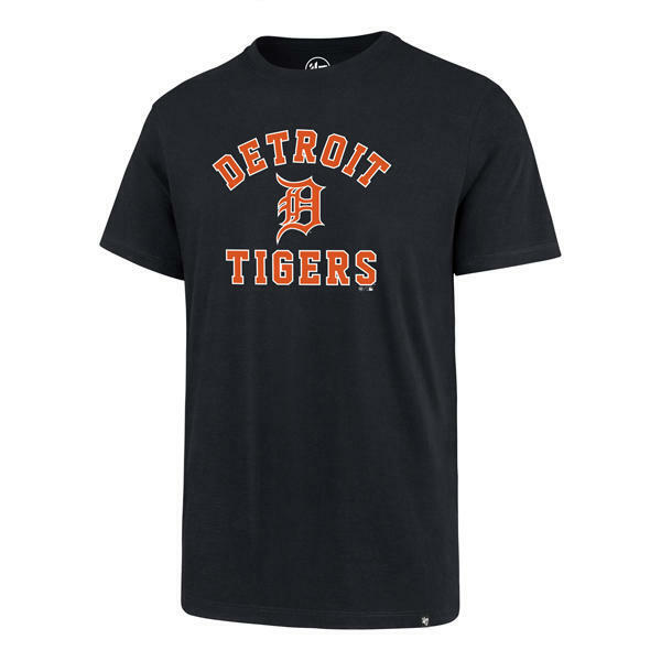 Detroit Tigers Navy Blue Super Rival Short Sleeve T-Shirt